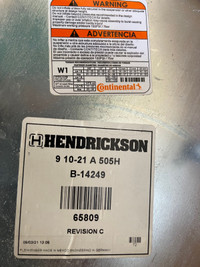Hendrickson air bag B-14249