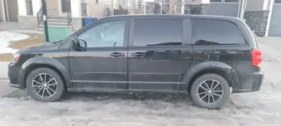 2017 Dodge Grand Caravan has black leather heated seats, cruise control, keyless entry, power window...