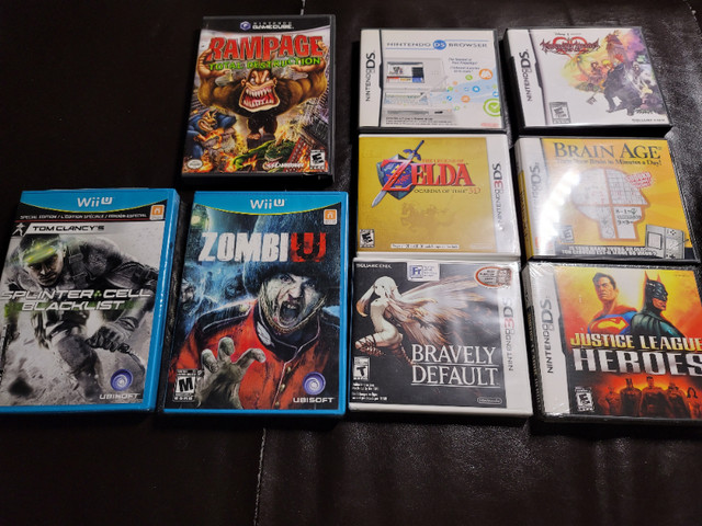 Nintendo 3ds, ds, gamecube, Wii U games in Arts & Collectibles in City of Toronto