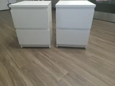 2 Ikea night tables, View more