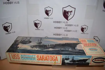 USS Saratoga by Aurora Model Ship Kit 1:600, View more