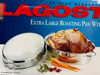 Lagostina Extra Large Roasting Pan with Rack