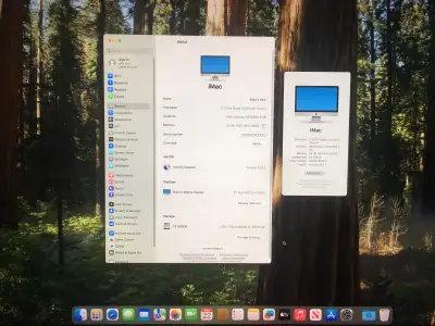 iMac 27 inch 5K display CPU i5 3.2Ghz Quad-Core GPU AMD Radeon R9 M380 with 2GB Memory 24GB DDR3 8GB...