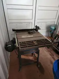 Table saw. And Lathe 