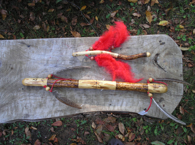 Native Smudging Fans & Talking Sticks in Arts & Collectibles in Renfrew - Image 2