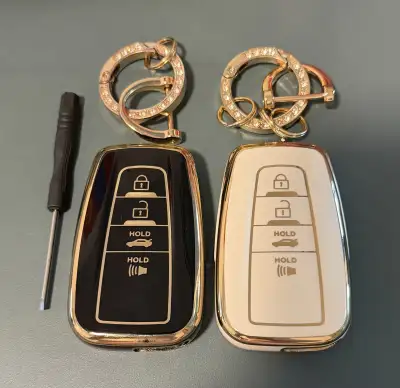 2x Soft TPU Key Fob Cover Toyota Camry RAV4 Highlander, View more