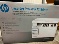 HP - LaserJet Pro MFP M130nw Wireless Black-and-White All-In-One