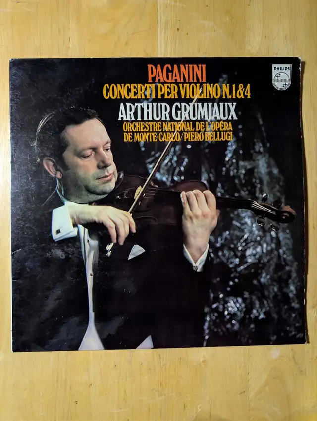Philips Paganini Concerti Per Violino N. 1 & 4 Arthur Grumiaux
