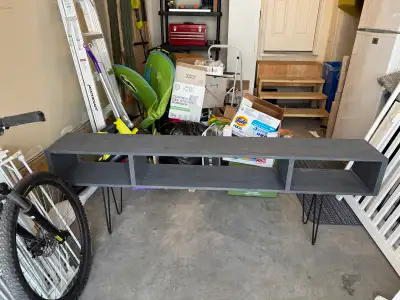 Custom made 76”w console table, View more