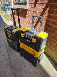 2 Stanley tool boxes. BEST OFFER No issues