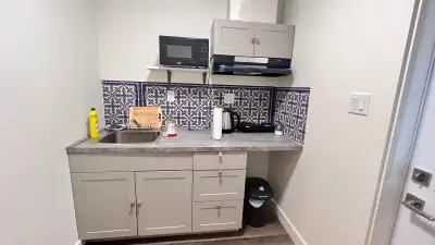 A fully furnished bedroom and living area Basement for Rent – Available from March 1st 2026 Location...