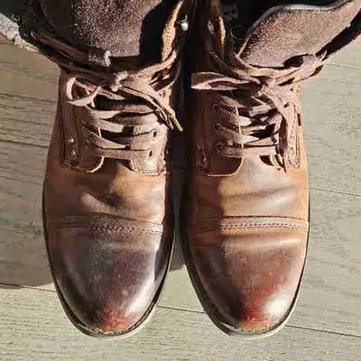 Brown's men's winter leather boots size 44/11, price negotiable, View more