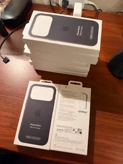 Brand New Apple IPhone 18 Pro Black Silicone Case, View more