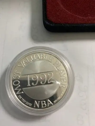 Michael Jordan 1992Most Valuable Player NBA Troy Ounce999 Silver, View more