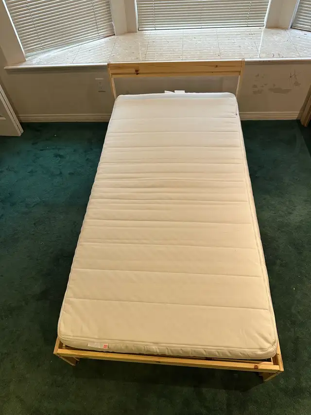 ikea Twin bed frame *Free delivery  in Beds & Mattresses in Vancouver - Image 2