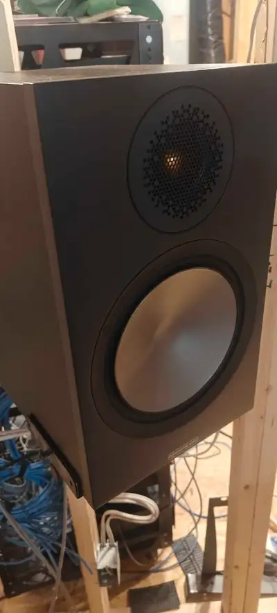 Selling a beautiful pair of monitor audio bronze 100 speakers. They look and sound amazing! I'm only...