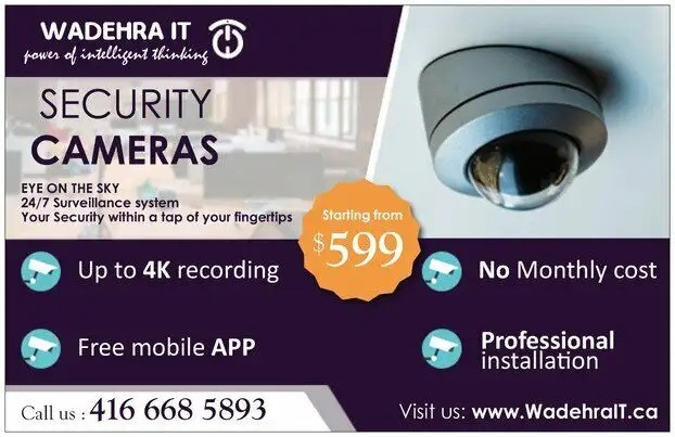 Security Cameras - Surveillance - CCTV Professional Installation in Cameras & Camcorders in Mississauga / Peel Region