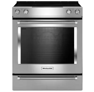 30" KitchenAid Electric Range w/ True Convection, View more
