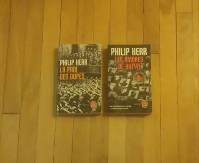 3 livres: $1. chacun. Par PHILIP KERR. ALLAN FOLSOM., View more