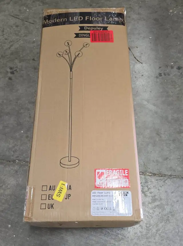 Modern Globe LED Floor Lamps for Living Room-DLLT Standing Lamps in Indoor Lighting & Fans in Hamilton - Image 10