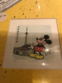 Sowa & Reiser Mickey Mouse Toronto Limited Edition Etching  NRFB