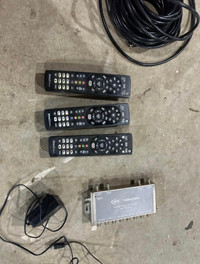 Shaw remotes and splitter