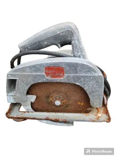 Vintage industrial skill saw circular ShopCraft 7" saw, View more