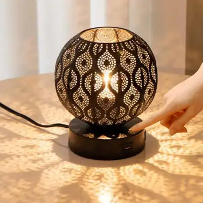 NEW Touch Dimmable LED Table/Beside Lamp with USB Charging, View more