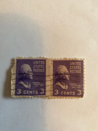 Used Thomas Jefferson 3 Cent Stamp