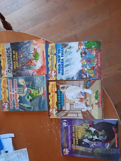 GERONIMO STILTON  CHILDREN,S BOOKS LOT OF 6, View more