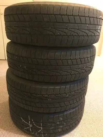 225 65 R17 Good Year Assurance All season tires. All four for 399 reduced for quick to go. Good to g...