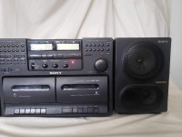 Sony Boombox CFD-740 CD Cassette AM/FM Radio Mega Bass