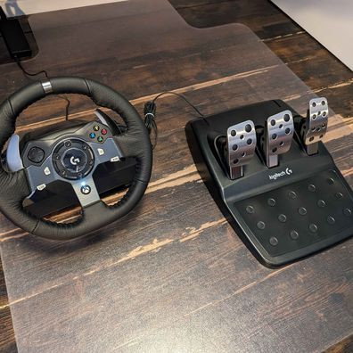 Logitech G920 Racing Wheel and Pedals (PC/Xbox) in Xbox Series X & S in Bedford