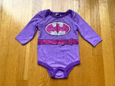 3-6 Months, Baby Batgirl Halloween Shirt, View more