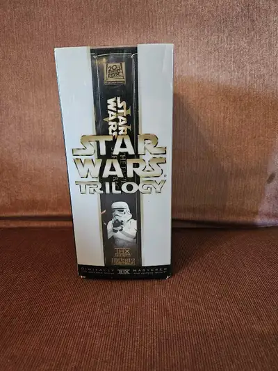 Own a piece of cinematic history with the Star Wars Trilogy VHS set! This is the special edition tha...