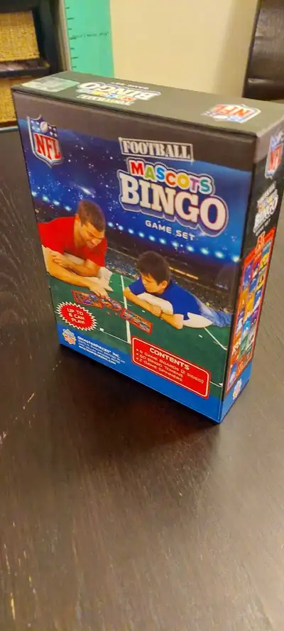 New/sealed NFL Mascot Bingo game $10 each, View more