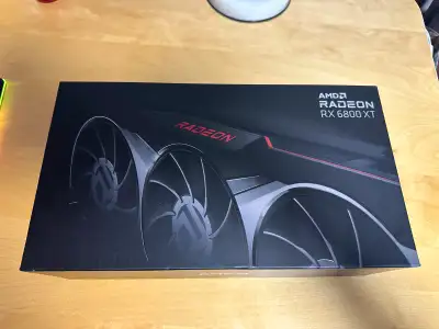 Selling an  AMD Radeon 6800XT – excellent condition, barely used, View more