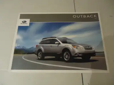 2011 Subaru Outback Brochure. new. Can Mail in Canada, View more