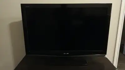 Sharp 42” TV with remote, View more