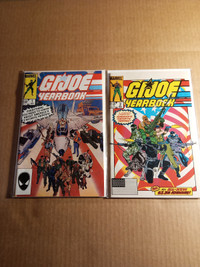 G.I.JOE yearbook 1 & 2 comic books.