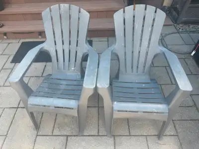 Chaises de patio en plastic, View more