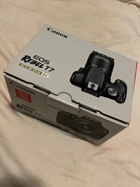 Canon EOS Rebel T7 DSLR Camera with box and neck strap