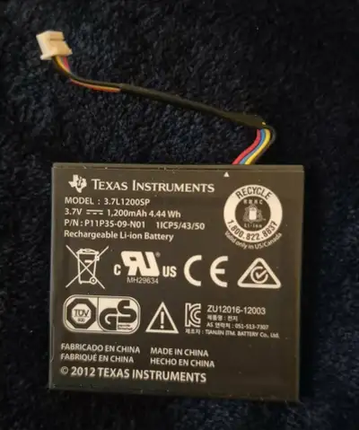 Battery for TI Nspire CAS, CX, CX CAS TI 84 Plus C SE Calculator, View more