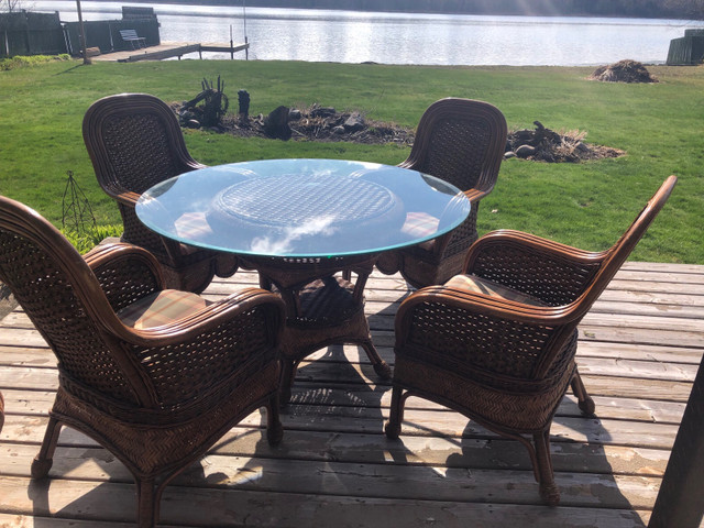 Wicker Dining Set in Dining Tables & Sets in Sault Ste. Marie