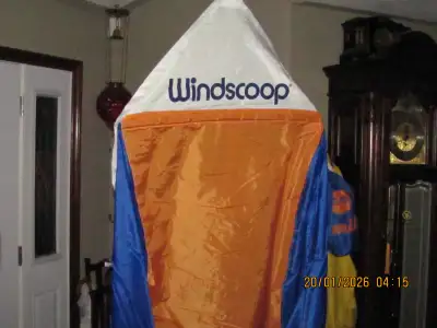 Large size Wind Scoop designed to fit over your boats deck hatch and funnel cool fresh air into the...