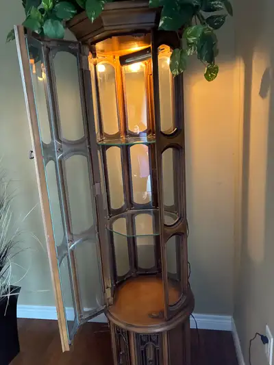 Faux curio cabinet, View more