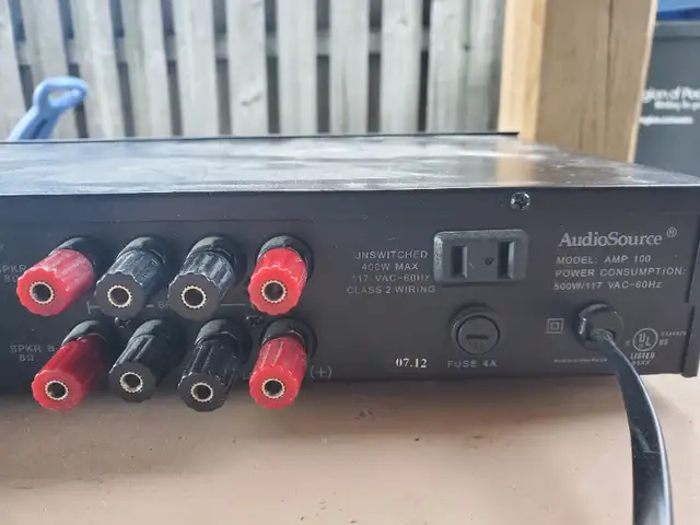 AudioSource AMP 100 2-Channel Stereo Power Amplifier in Stereo Systems & Home Theatre in Mississauga / Peel Region - Image 9