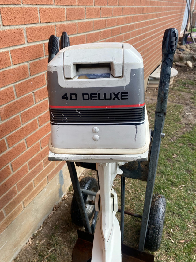 4HP Deluxe Johnson Outboard Motor - RANDY 905 703-5622 in Other in Oakville / Halton Region - Image 3