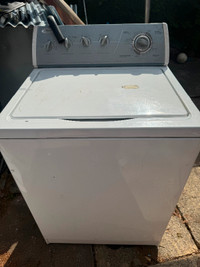 Whirlpool washing machine and Amana dryer for repair or parts