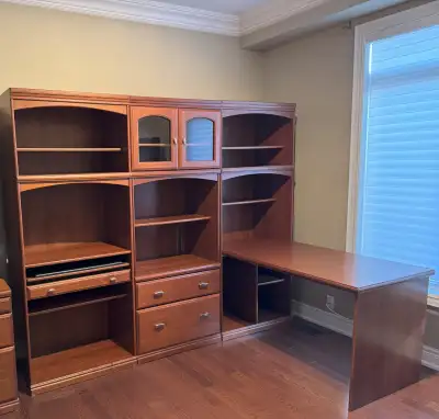Office Furniture - 2 Desks, 2 filing cabinets & bookcases, View more